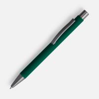 Ручка шариковая Atento Soft Touch, зеленая