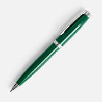 Ручка шариковая Letra Chrome, глянцевая, темно-зеленая