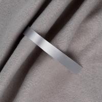 Лента сатиновая Satin 10 S, серая, 20 см