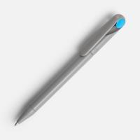 Ручка шариковая Prodir DS1 TMM Dot, серая с голубым