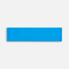 Лейбл из ПВХ Dzeta, S, голубой